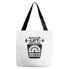 watch me lift watch me weigh weigh Tote Bags