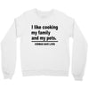 i like cooking Crewneck Sweatshirt