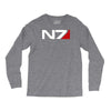 mass effect n7 logo Long Sleeve Shirts