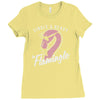 single flamingle Ladies Fitted T-Shirt