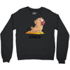 yoga pug exhale Crewneck Sweatshirt