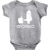 android robot spoof Baby Onesie
