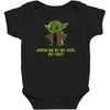 size matters not Baby Bodysuit