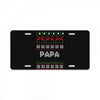 ugly christmas papa License Plate