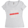 wine diet challenge accepted Women's Triblend Scoop T-shirt