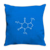 caffeine molecule game Throw Pillow