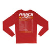 March Girl Facts Pisces Long Sleeve Shirts