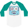 reel to reel 3/4 Sleeve Shirt