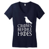 crows Women's V-Neck T-Shirt