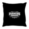 farmer's daughter funny Throw Pillow