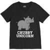 chubby unicorn rhino V-Neck Tee