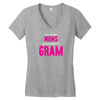 Only The Best Moms Get Promoted To Gram Women's V-Neck T-Shirt