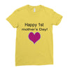 happy mother's day Ladies Fitted T-Shirt