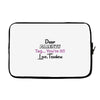 Dear Parents Tag You're It Love Teachers Women's Laptop sleeve