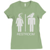 restroom for the recently deceased Ladies Fitted T-Shirt