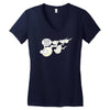 funny rude sperm bj ideal birthday gift or presen Women's V-Neck T-Shirt
