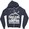 Camper Couple Girl White Zipper Hoodie