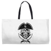 skull with beard Weekender Totes