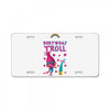 birthday troll License Plate