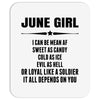 Super June Girl Mousepad