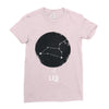 Leo Zodiac Sign Minimal Design Ladies Fitted T-Shirt