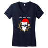 christmas pirates Women's V-Neck T-Shirt