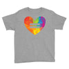 Rainbow Equality Heart Youth Tee