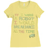 breakdance Ladies Fitted T-Shirt