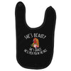 she's beauty she' grace t shirt chicken farm Baby Bibs