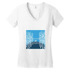 Winter (a214) Women's V-Neck T-Shirt