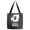 i want to believe Tote Bags