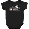 case ih farm center line Baby Bodysuit