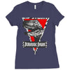 jurassic park raptor natural Ladies Fitted T-Shirt