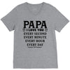 I Love you Papa V-Neck Tee
