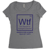 wtf outraged disbelief Women's Triblend Scoop T-shirt