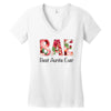 Bae Best Auntie Ever Women's V-Neck T-Shirt