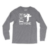 eat sleep mine funny Long Sleeve Shirts