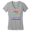 This Is My Human Costume I'm Really A Unicorn Women's V-Neck T-Shirt