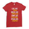 be golden Ladies Fitted T-Shirt
