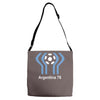argentina 78 world cup 1978 retro football Adjustable Strap Totes