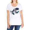 alien terror from deep space Ladies Curvy T-Shirt