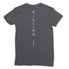 killing it back Ladies Fitted T-Shirt
