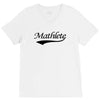 mathlete t shirt funny math humor geek nerd school athlete V-Neck Tee