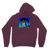 florida palm trees sunset Hoodie