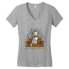 ruling the world Women's V-Neck T-Shirt