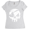 sea of theives skull Women's Triblend Scoop T-shirt