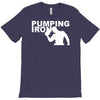 pump gym training bodybuilding workout keepfit weightlifting T-Shirt