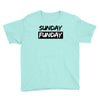 sunday funday t shirt funny jersey shore football Youth Tee