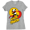 ninja panda Ladies Fitted T-Shirt