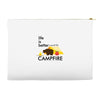 life is better around the campfire Accessory Pouches